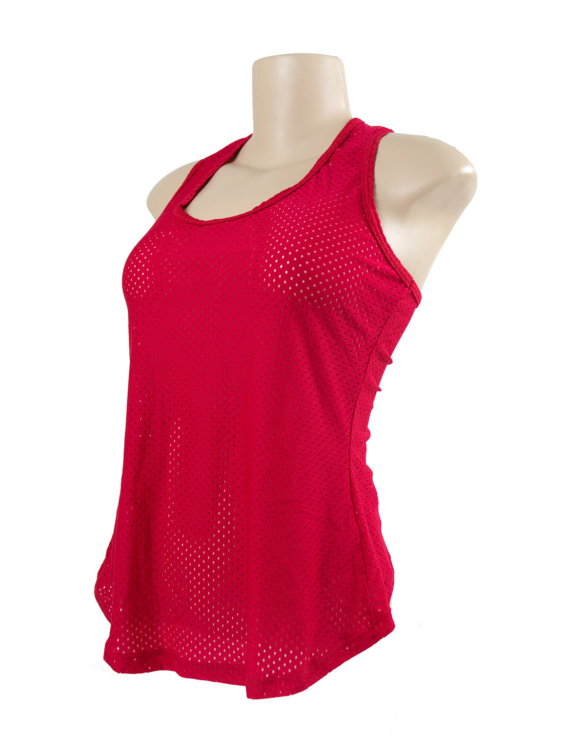 Mesh Fitness Top with Tie